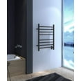thumbnail image 2 of HEATGENE Towel Warmer, Heated Towel Warmer Rack, Wall-Mounted Hardwired/Plug-in Electric Towel Warmers for Bathroom, Hot Towel Rails - Brushed, 2 of 10