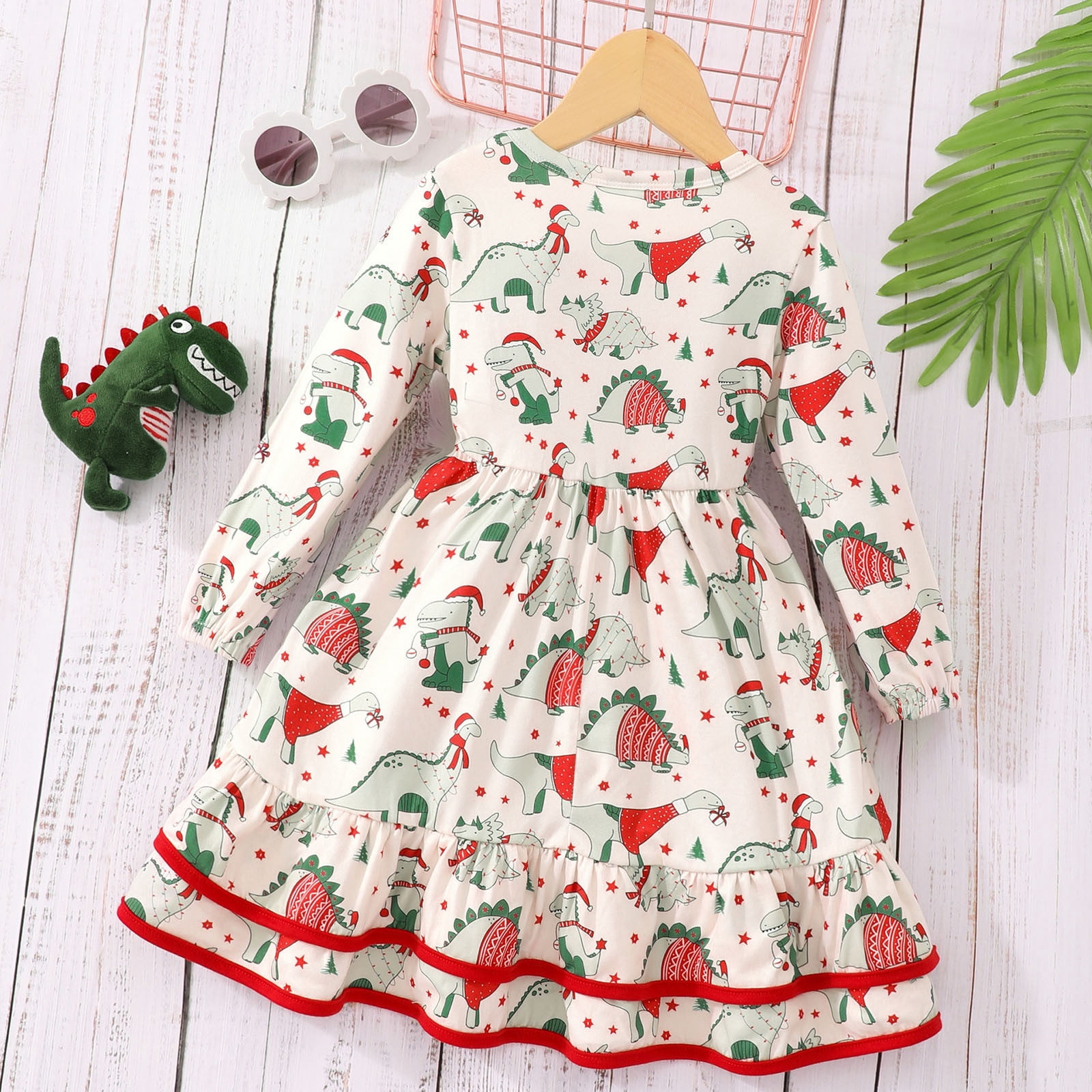 toddler christmas dress boutique Anastasia Christmas Smocked Dress