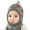 C-Grey165, variant on DHFJKG Baby Winter Knited Balaclava Hat Integrated Scarf With Pointed Top Star Pattern Beanie Warm Soft Hat