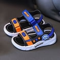 thumbnail image 2 of TOWED22 Kid Sandals Boy Summer Sports Hiking Sandals Adjustable Straps Toddler Little Big Kid(Black,8), 2 of 8