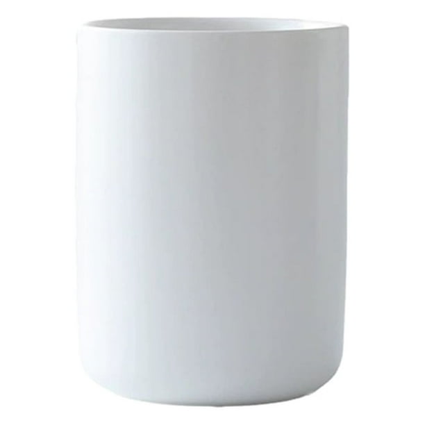 Matsuzay Soporte para utensilios de cocina, soluciones de almacenamiento de cerámica para una cocina limpia y ordenada, multifuncional y Organizadores de utensilios de cocina blanco medio