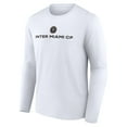 thumbnail image 2 of Men's White Inter Miami CF Victory Arch Long Sleeve T-Shirt, 2 of 3