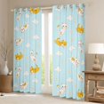 thumbnail image 2 of Manfei Child Teens Cute Animal Cats Black Out Curtains,Kawaii Flowers Curtains Pack of 2 (42x63 Each),Cartoon Pets Bedroom Curtains,Super Cozy Room Decor, 2 of 6