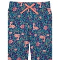 thumbnail image 3 of Wonder Nation Girls Button Front Short Sleeve Top & Pant Pajama Set with an Eyemask, 3-Piece, Sizes 4-18 & Plus, 3 of 4