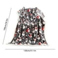 thumbnail image 3 of WEGFTDUOP Christmas Blanket Bow Throws Sofa Breathable Fuzzy Blanket Machines Washable Holiday Blankets Bow Warm Throw Blankets Winter Blankets Blankets And Throws, Bed Blankets, 3 of 7
