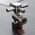 thumbnail image 2 of Kingston Brass CC43108DX Concord Angle Stop Valve, Brushed Nickel, 2 of 4