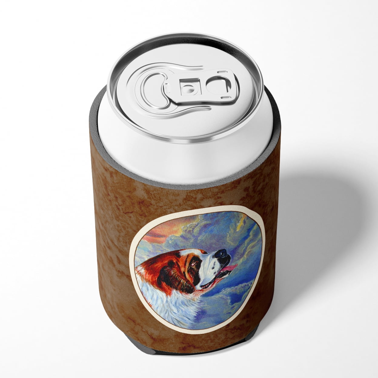 Carolines Treasures 7085CC Saint Bernard Loyalty Can or Bottle Hugger Can Hugger multicolor