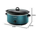 thumbnail image 2 of Crockpot SCV700-KT Mijoteuse 7QT Turquoise, 2 of 5