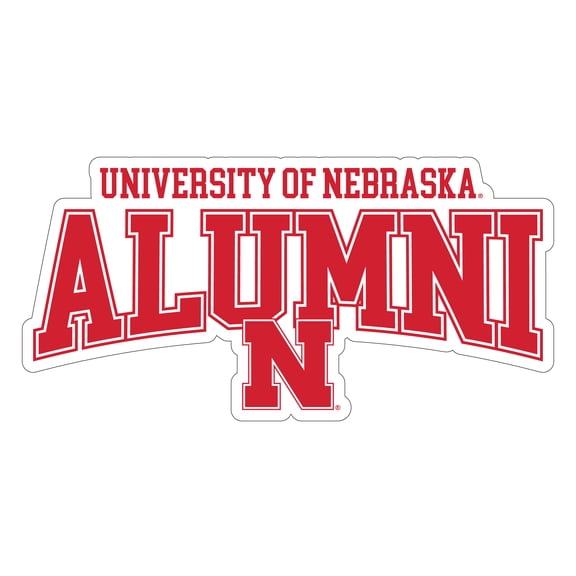 Nebraska Cornhuskers Laser Cut Alumni Vinyl Sticker - Officially Licensed (3-Inch)