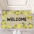 thumbnail image 4 of Lemon Welcome Door Mat Low-Profile Farmhouse Non-Slip Doormat Indoor Outdoor Front Door Floor Decorations Throw Rug Burlap 17 X 30 Inch, 4 of 5