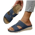 thumbnail image 4 of Hoshose Orthopedic Sandals for Women Open Toe Wide Width Beach Sandals, 4 of 4
