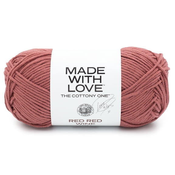 Lion Brand Tom Daley - The Cottony One Yarn-Red Red Wine