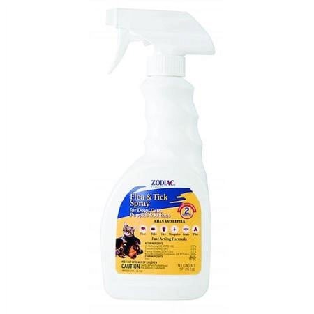 UPC: 0041535622008 | Zodiac Flea And Tick Spray For Pets 16 fl oz