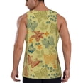 thumbnail image 6 of Rocae Floral with Butterflies for Men's Workout Tank Top Men's Running Tank Top Dry Fit Athletic Workout Tank Tops4X-Large, 6 of 9