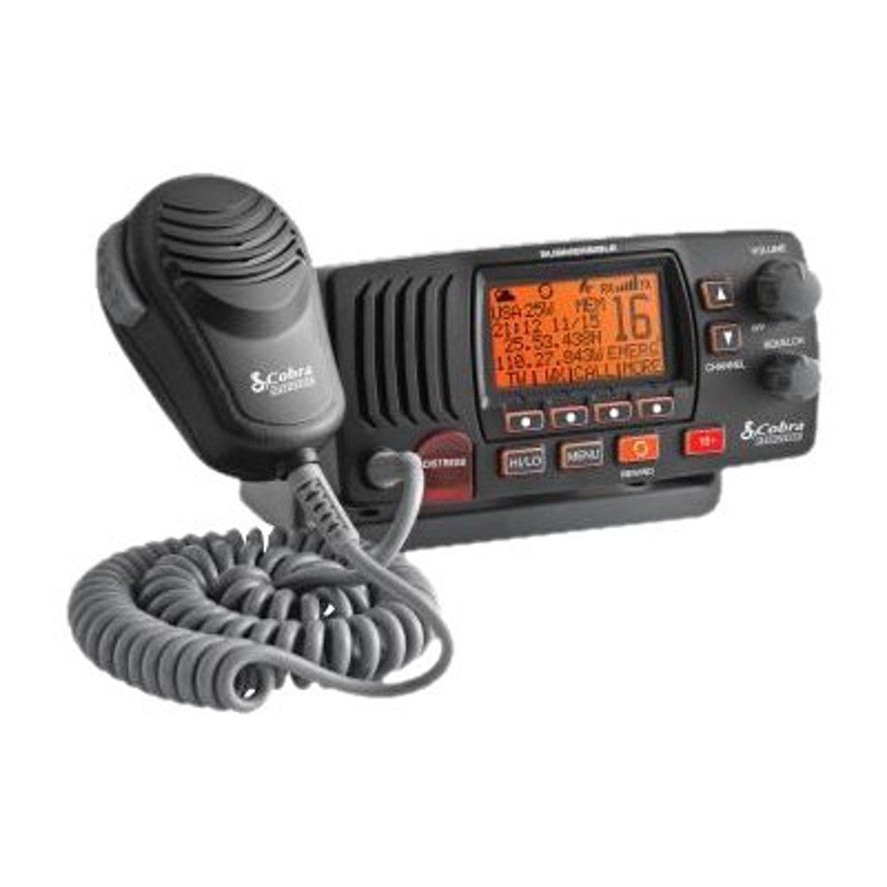 Cobra Marine MR F57B Mobile twoway radio VHF 156.025 157.425 MHz, 156.050 163.275