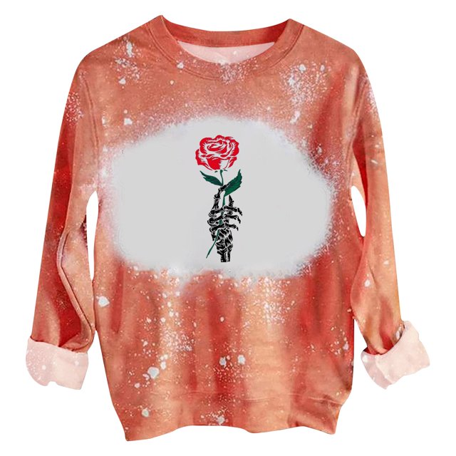 Sudadera para mujer Otoño Sudaderas Moda Impreso Camiseta suelta Blusa de manga larga Cuello redondo Tops casuales Odeerbi ODB-5