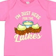 thumbnail image 4 of Inktastic Hanukkah Funny Here for Latkes Boys or Girls Baby Bodysuit, 4 of 5
