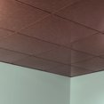 thumbnail image 2 of FASÄDE Flat Decorative Vinyl 2ft x 2ft Lay in Ceiling Panel in Antique Bronze (5 Pack), 2 of 5