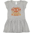 thumbnail image 3 of Inktastic Pretzel Squad Oktoberfest Design with Fall Leaves Girls Baby Dress, 3 of 5