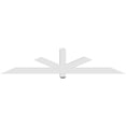 thumbnail image 4 of 84"W x 17 1/2"H x 4"D x 4"F, 5/12 Pitch, Kennewick Architectural Grade PVC Gable Bracket, 4 of 8