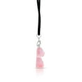 thumbnail image 2 of Besheek Silvertone and Pink Kitschy Resin Gummy Bear Necklace Pendant, 2 of 5