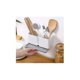 thumbnail image 1 of Soporte para utensilios de cocina con 2 ventosas y escurridor para cubiertos, esponjas, cepillos, raspadores, palillos -, 1 of 1