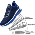 thumbnail image 3 of Men's sports running tennis shoes, lightweight fitness jogging orthopedic arch support casual shoes, US size 8- 13, 3 of 7