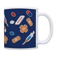 thumbnail image 1 of ThisWear Nurse Appreciation RN Nursing Nurse Icons Nurse Graduation Coffee Mug Blue, 1 of 4