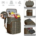 thumbnail image 2 of Sac à Dos Glacière Isolé Sasquatch Wilderness, Sac à Lunch Multi-Compartiments Étanche, Imperméable pour Extérieur, Camping, Plage, BBQ, Randonnée, 2 of 6
