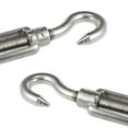 thumbnail image 6 of 2pcs M8 8mm CC Type Hook and Hook Car Turnbuckle Rigging Wire Rope Tension Screw 304 Stainless Steel Adjustable, 6 of 6