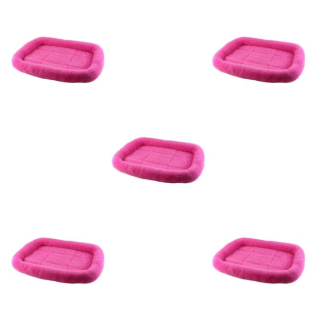 Justharion Comfortable And Soft Pet Bed In Variety Of Colors For Relaxation Durable rose red S,38*28cm 5Set