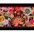 thumbnail image 3 of IBA Indianbeautifulart Black Leaves & Floral Clip Art Fabric Lace Dressmaking Velvet&nbsp;Trim&nbsp;Tape Printed Sewing Lace 9 Yards 4 Inches, 3 of 8