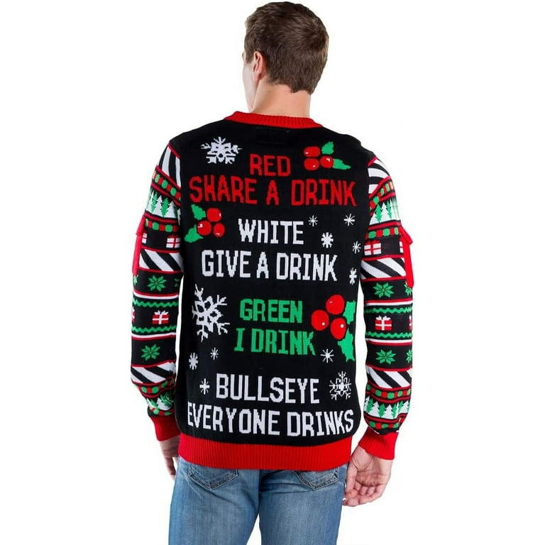 Men s Tipsy Elves Ugly Christmas Sweaters Walmart