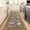 Brown, variant on Floral Runner Rug 2x6 Kitchen Runners, Washable Non Slip for Hallway Bedroom Soft Ultra-Thin Flower Carpet Runner Indoor Rug Runners, Beige