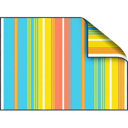 Mainstays Orange Stripe Family Beach Mat Walmart Com