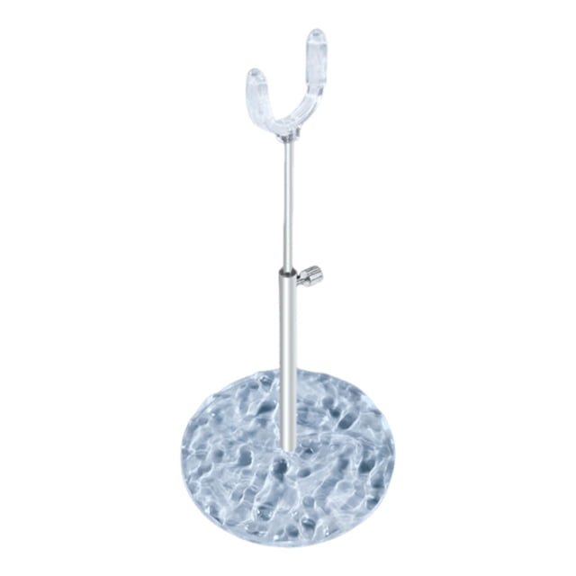 Bunblic Support de Poupée BJD 1:12 Présentoir de Poupée Durabilité Robuste Multi-Usage Premium avec Base Stable Hauteur Réglable Accessoires transparent