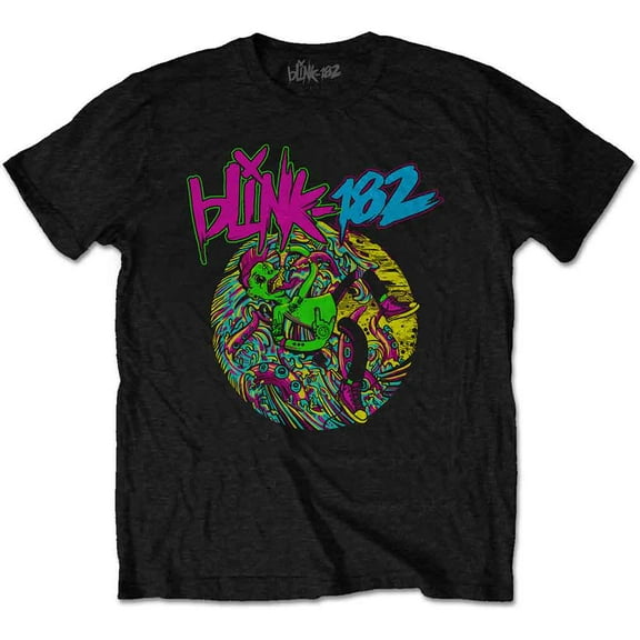 Blink-182 Men's Overboard Event T-Shirt Black Medium | Officially Licensed Merchandise