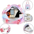 thumbnail image 3 of Bolso del gimnasio del deporte, petates del viaje de las muchachas de las mujeres con el bolsillo mojado del compartimiento del zapato, 3 of 7