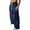 (New8)Dark Blue, variant on Men's Elastic Bottom Sweatpants Loose Fit Moisture Wicking Pants Breathable Wide Leg Drawstring Quick Dry Athletic Jogger Trousers