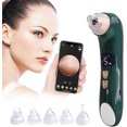 thumbnail image 1 of appareil D'exportation Faciale Lectrique (vert), Chauffage D'appoint Visuel Usb Avec Camra, Recargable En 5 Vitesses Et 6 Ttes D'aspiration, 1 of 5