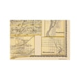 thumbnail image 2 of Historic County Map- Kendall Will Grundy Cook Illinois - Warner 1876 - Vintage Wall Art, 2 of 4