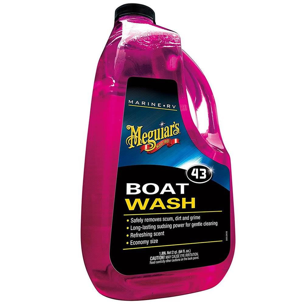 Meguiar's Marine & RV Biodegrable Boat Detailing Wash, Cleaner