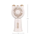 thumbnail image 1 of ICQOVD Personal Cooling Fan Cute Bear Handheld Fan 3 Speed Usb Rechargeable Mini Fan with Misting Spray Cooling, 1 of 5
