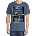 thumbnail image 2 of Wild Bobby, Ford Truck Parking Only Sign Gift for Owners of Ford Trucks, Cars and Trucks, Garment-Dyed Washed Look Short Sleeve Tees, Navy, 2XL, 2 of 3