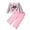 Pink, variant on Pandaie Big Bow Embroidery Sweatsuit for Toddler Girls Raglan Doll Neck Sweet Clothes Outfit 3T 4T 5T 6T Kids School Pullover Tracksuit White,5 Years