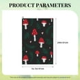 thumbnail image 4 of Lsque Amanita Mushroom Premium Golf Towel - Ultra Absorbent and Quick Drying Microfiber Towel with Carabiner - Gift for Men -24" X 16", 4 of 8