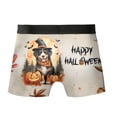 thumbnail image 2 of Happy Halloween Bernese Mountain Dog Witches Hat Pumpkin Carving All Over Print Boxer Briefs Underwear for Men Dad Berner Lover Gifts - 02019, 2 of 6