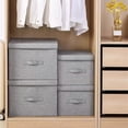 thumbnail image 3 of Storage Box Foldable Storage Rack Clothing Organizer Fabric Storage Box Sundrys Cloth Pants Storage Artifact-B, 3 of 5