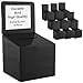 thumbnail image 3 of MCB - Medium Cardboard Box - Ballot Box - Suggestion Box - Raffle Box - Ticket Box - with Removable Header for Tabletop Use (10 Pack, Black), 3 of 4