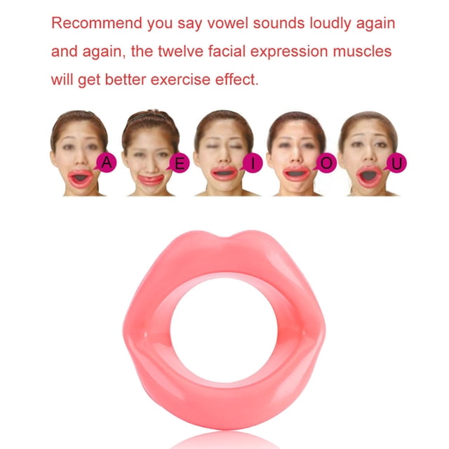 Ejercitador oral NikouMX lifting facial de silicona entrenador de labios adelgazador facial